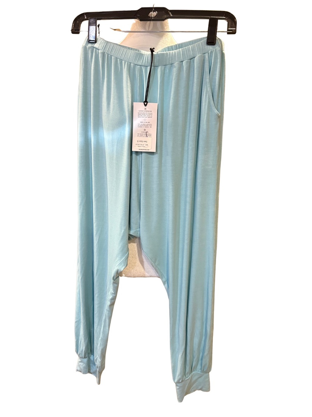 NWT Jala Harem Pants Sea Blue Drop Crotch Yoga Lounge Pants S